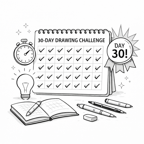30-Day Drawing Challenge