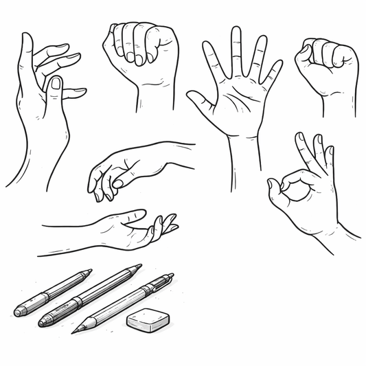 Hands & Feet Drawing Guide
