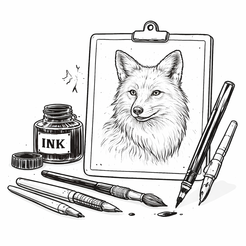 Inking & Line Art Techniques